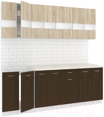 Готовая кухня Кортекс-мебель Корнелия Экстра 2.1м - фото