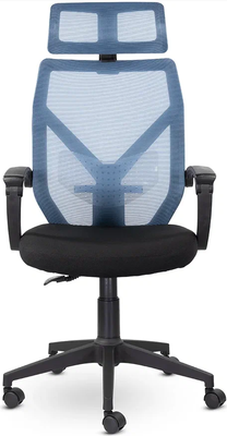 Кресло офисное UTFC Астон М-711 (голубой/черный) - фото