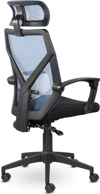 Кресло офисное UTFC Астон М-711 (голубой/черный)