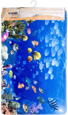 Коврик для ванной Рыжий кот Аквариум Mat-AQUA / 000486 - фото