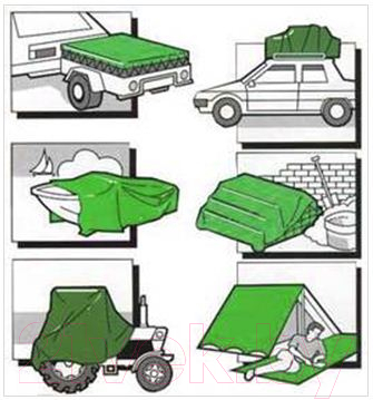 Тент Турлан 2x3м тонкий