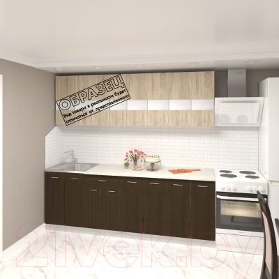 Готовая кухня Кортекс-мебель Корнелия Экстра 2.3м