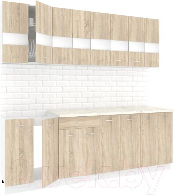 Готовая кухня Кортекс-мебель Корнелия Экстра 2.3м - фото