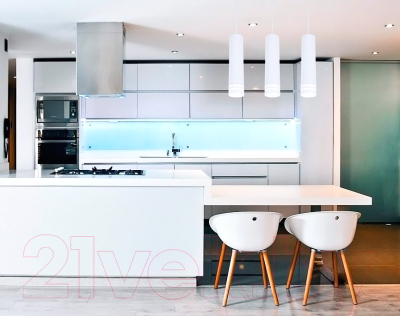 Точечный светильник Ambrella TN250 WH/S (белый/песок)