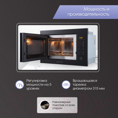 Микроволновая печь Zigmund & Shtain BMO 15.252 B