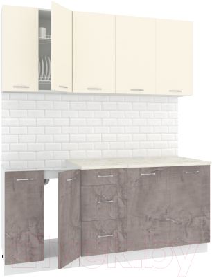 Готовая кухня Кортекс-мебель Корнелия Лира 1.8м - фото