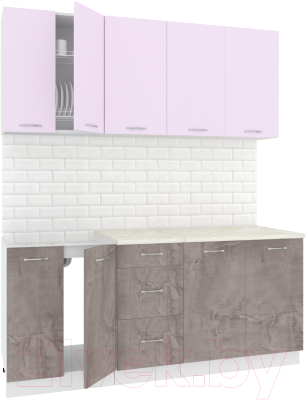 Готовая кухня Кортекс-мебель Корнелия Лира 1.8м - фото