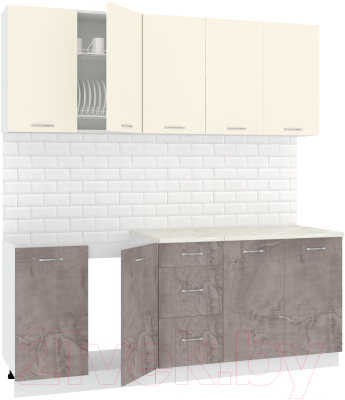 Готовая кухня Кортекс-мебель Корнелия Лира 2.0м - фото