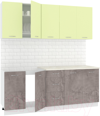 Готовая кухня Кортекс-мебель Корнелия Лира 2.0м - фото