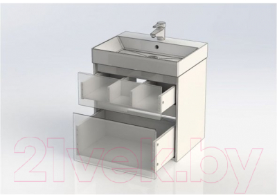 Тумба с умывальником Aquanet Бруклин 60 / 212596