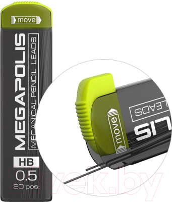 Набор грифелей для карандаша Erich Krause Megapolis / 20345