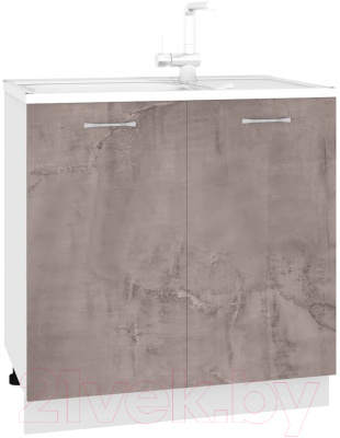 Шкаф под мойку Кортекс-мебель Корнелия Лира НШ80м