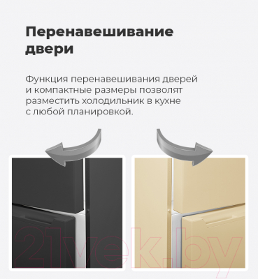 Холодильник с морозильником Maunfeld MFF 185SFBG