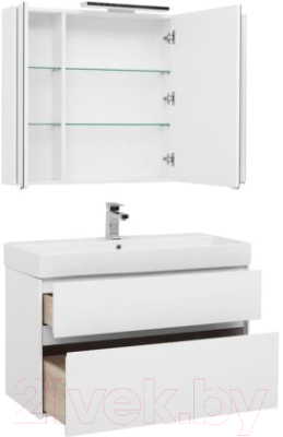 Комплект мебели для ванной Aquanet Бруклин 100 / 207800