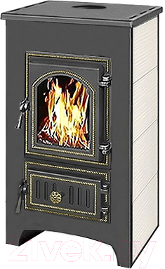 Печь-камин Везувий ПК-01 (270) без плиты (бежевый) - фото