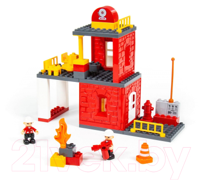 Конструктор Полесье Макси. Пожарная станция / 77516