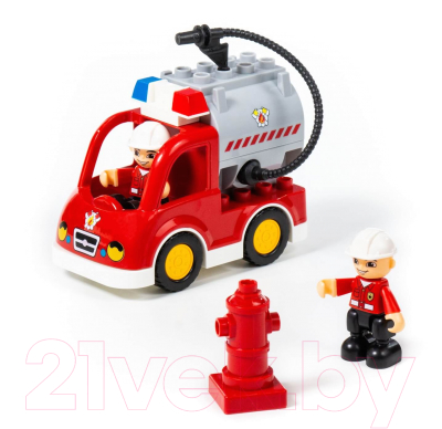 Конструктор Полесье Макси. Пожарная станция / 77516