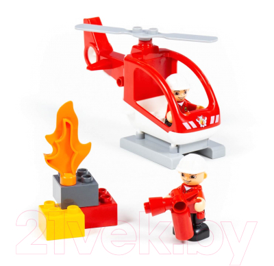 Конструктор Полесье Макси. Пожарная станция / 77516