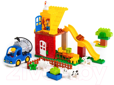 Конструктор Полесье Макси. Веселая ферма / 77578