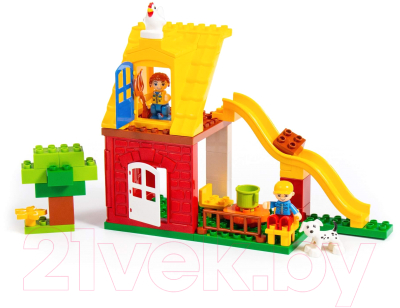 Конструктор Полесье Макси. Веселая ферма / 77578