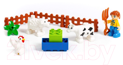 Конструктор Полесье Макси. Веселая ферма / 77578