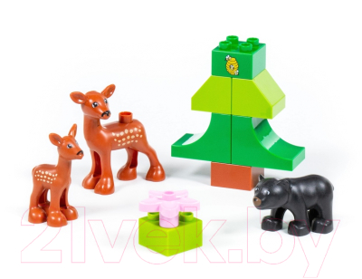Конструктор Полесье Макси. Зоопарк / 77745