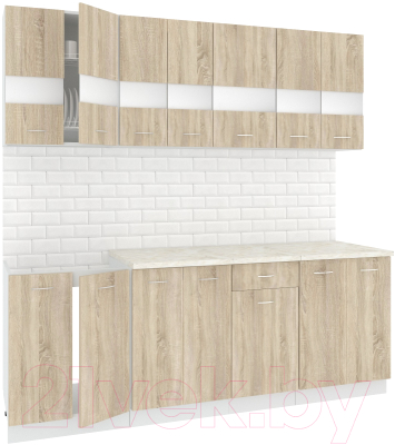 Готовая кухня Кортекс-мебель Корнелия Экстра 2.1м - фото