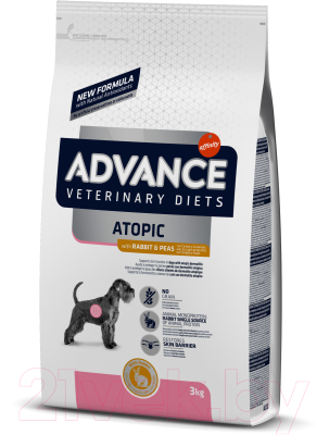 Сухой корм для собак Advance VetDiet Atopic No Grain с кроликом (3кг) - фото