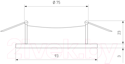 Точечный светильник Elektrostandard 1091/1 MR16
