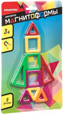 Конструктор магнитный Bondibon Магнитоформы / ВВ4405 - фото