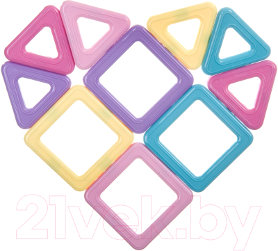 Конструктор магнитный Bondibon Магнитоформы / ВВ4406 (10дет.)