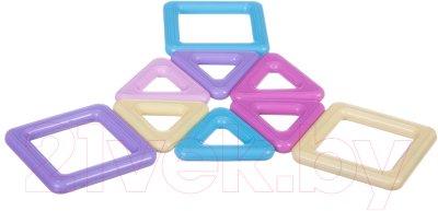 Конструктор магнитный Bondibon Магнитоформы / ВВ4406 (10дет.)