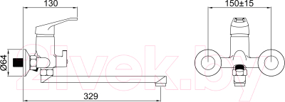 Смеситель Эверест B22-028