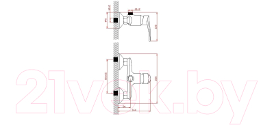 Смеситель Diadonna D80220109a