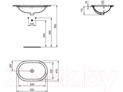 Умывальник Ideal Standard Connect E504901