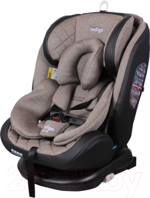 Автокресло INDIGO Aero Isofix ST-3 (бежевый) - фото