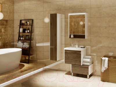 Тумба с умывальником Акватон Капри 60 (1A2301K1KPDB0)