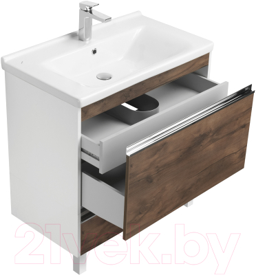 Тумба с умывальником Акватон Капри 80 (1A2302K1KPDB0)