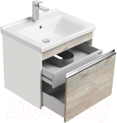 Тумба с умывальником Акватон Капри 60 (1A2301K1KPDA0)