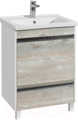 Тумба с умывальником Акватон Капри 60 (1A2301K1KPDA0)