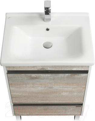 Тумба с умывальником Акватон Капри 60 (1A2301K1KPDA0)