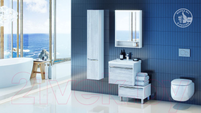 Тумба с умывальником Акватон Капри 60 (1A2301K1KPDA0)