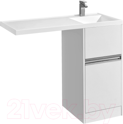 Тумба с умывальником Акватон Лондри 40 (1A2360K0LH010) - фото