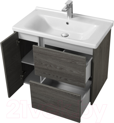 Тумба с умывальником Акватон Стоун 80 (1A2282K1SXC80)