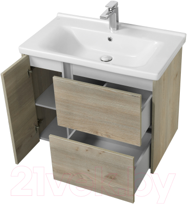 Тумба с умывальником Акватон Стоун 80 (1A2282K1SX850)