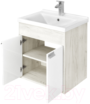 Тумба с умывальником Акватон Флай 60 (1A2373K0FAX10)