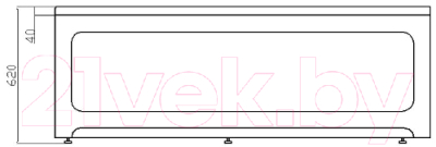 Ванна акриловая Aquatek Мия 175x70