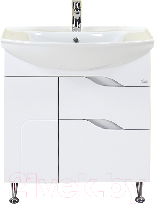 Тумба с умывальником Onika Веронэлла 75.13 (107514 + Стиль-75) - фото