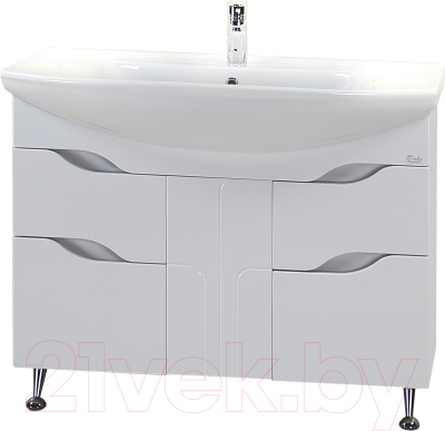 Тумба с умывальником Onika Веронэлла 105.16 110508 + Стиль-105 - фото