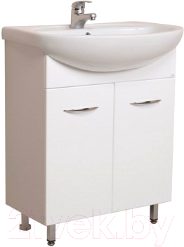 Тумба с умывальником Onika Стелла 65.10 (106501 + 1WH110174) - фото